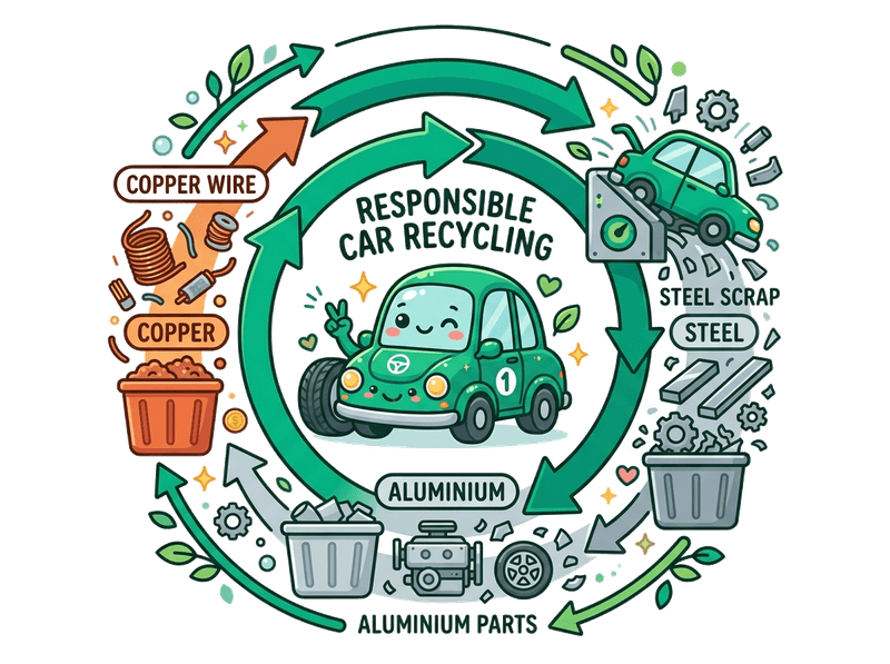 Environmentally responsible recycling